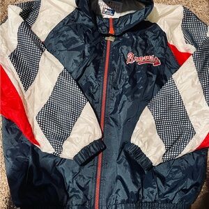 Atlanta Braves Pro Player Large Windbreaker